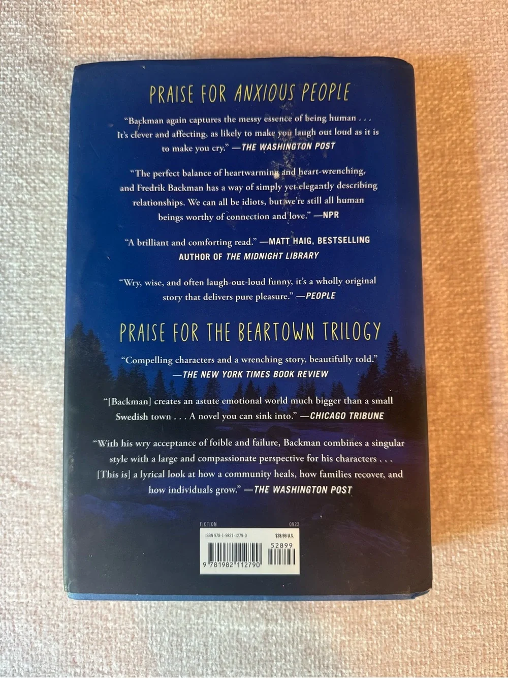 Fredrick Backman The Winners Hard Cover Book